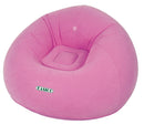 Pouf Poltrona Gonfiabile Floccato 105x105x65cm Jilong Easigo Lazy Sofa Rosa