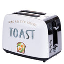 Tostapane Elettrico 28,5x18,5x19,5 cm 925W VdE Tivoli 1996 Le Travisate Bianco