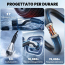 Cavo Ricarica EV Tipo 2 22 kW 32 A Modalità 3 Trifase 5 m in TPU      