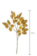 Set 24 Ramo Artificiale con Foglie di Carpino autunnale 