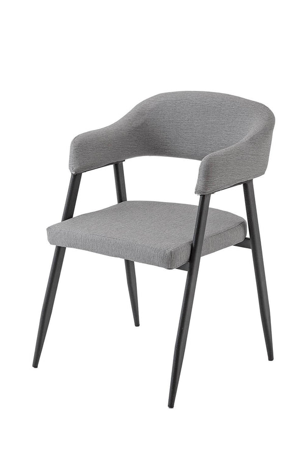 prezzo Set di 2 Sedie in PU Morbido 79x56x54cm TFT Chair Grigio