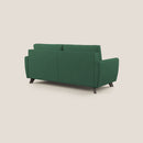 Divano Letto 3 Posti 208x97x96 cm in Tessuto Verde