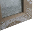 Cornice da Muro Cancun 15x1x41 cm MDF Marrone e Bianco