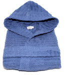 Accappatoio in Spugna 100% Cotone Sally Horizon Avio