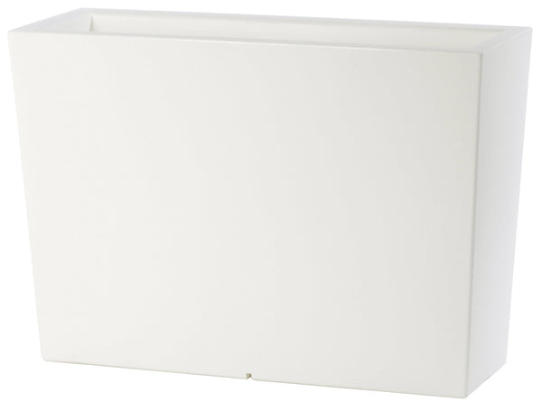 Vaso in Resina Tulli Schio Cassa Alta Essential Bianco Varie Misure sconto