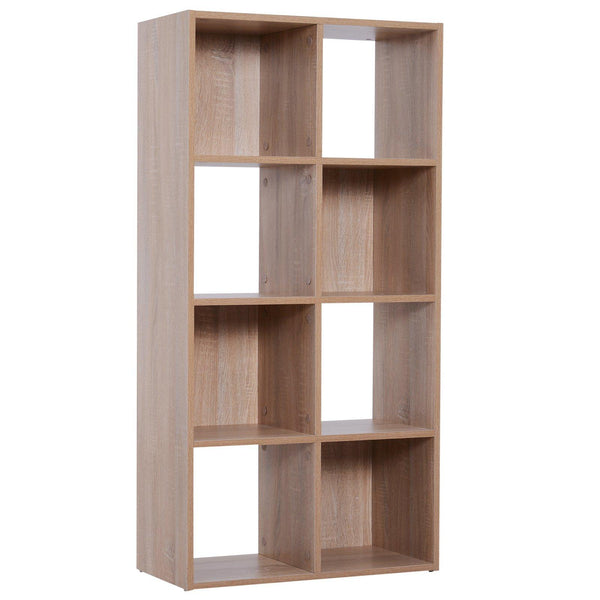 Libreria Scaffale 4 Livelli Legno Naturale 61,5x29,5x122,5 cm prezzo