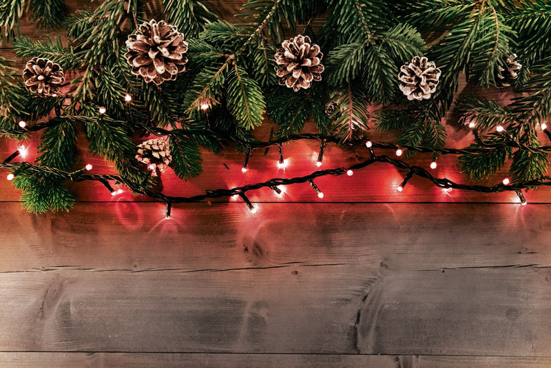 Luci di Natale 180 Minilucciole 7,8m Rosse da Interno Soriani