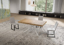 Tavolo Allungabile 160-264x90x74 cm Niket Quercia Natura Gambe Bianche