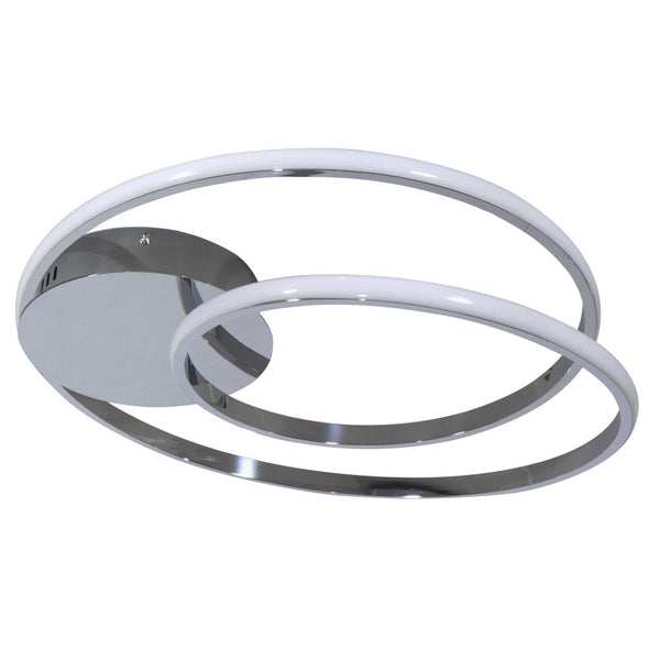 prezzo Plafoniera Led 45W 4320lm 4500K Cromo E-Energy Spira