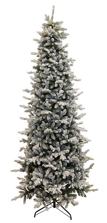 Albero di Natale Artificiale Innevato Pino Silvestre Verde Varie Misure