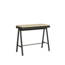 Consolle Allungabile in Legno e Ferro H77x40x90/300cm Banco Evolution Abete Classica