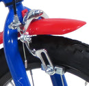 Bicicletta per Bambini 16" Transfromers Freni Caliper e Stabilizzatori in Acciaio Hi-Ten Blu e Rosso