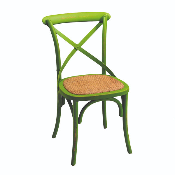 online Sedia in Legno di Betulla 51x55H46,5/89cm Verde Antico