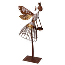 Fatina metallo oro cm 21,6x10,16xh50,2