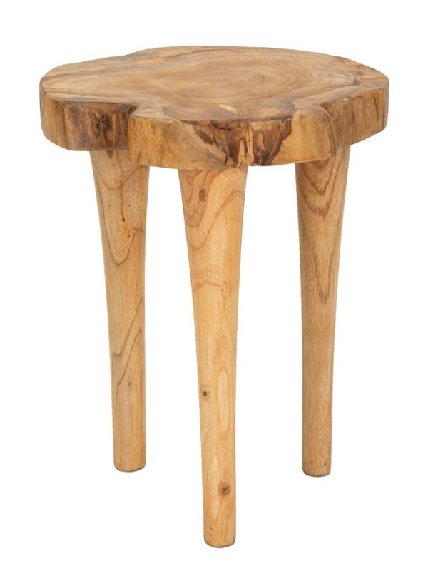 Sgabello Kursi Ø35x45 cm in Teak Riciclato sconto
