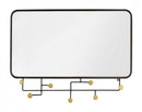 Specchio con Appendini Korbit T15 in Metallo