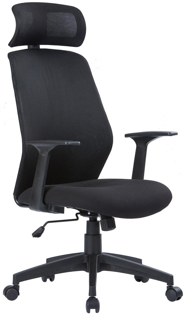 Sedia Poltrona Presidenziale da Ufficio in Rete Tosini Tampa Nera online