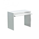 Scrivania Porta Pc Perry Bianco 90x45x74 h cm in Truciolare bilaminato Bianco