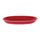Piatto Ovale 36x25,5xh4,5 cm in Gres Porcellanato Otello Rosso