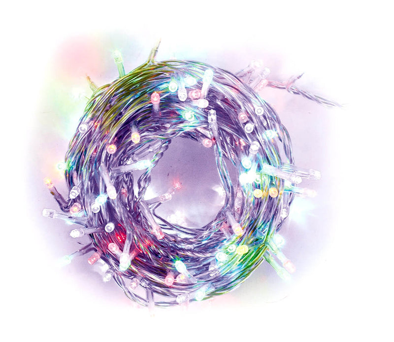 Luci di Natale 240 LED 12,1m Multicolor da Interno Soriani