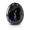 Camino a Bioetanolo da Tavolo in Ceramica 30x35 cm Ferazzoli Ovetto Tortora Schizzi