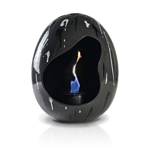 sconto Camino a Bioetanolo da Tavolo in Ceramica 30x35 cm Ferazzoli Ovetto Tortora Schizzi