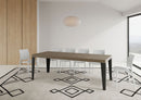  Tavolo Allungabile 140-244x90x77 cm Flame Premium Tortora Telaio Antracite