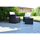 Set 6 Piastrelle in Plastica da Esterno 40 x 40 cm 