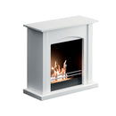 Camino a Bioetanolo da Pavimento 70x30x70 cm 2000W 1L Matera Bianco 