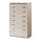 Cassettiera Settimino Maxi 127x76x41 cm olmo