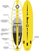 SUP Gonfiabile 350x81x15cm ZRAY A4 Premium Touring Sup Board