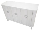 Mobile Shine 120x84x40 cm in Legno MDF e Metallo Bianco