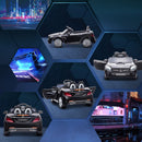 Macchina Elettrica per Bambini Licenza Mercedes SLC 300 con Telecomando Nero  