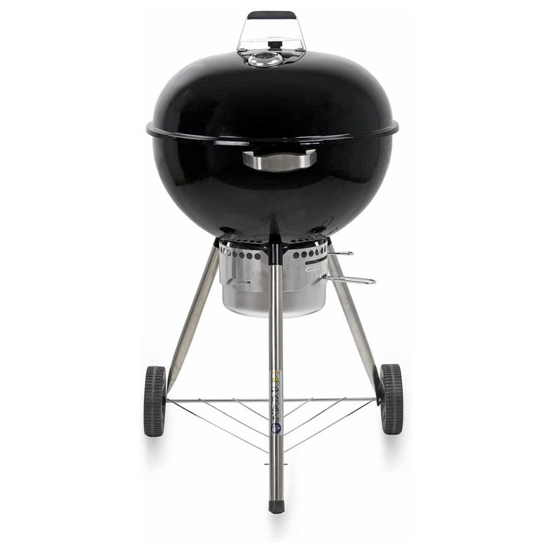 Barbecue a Carbone Carbonella Ø57 cm con Ruote Ketty Nero