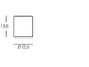 Applique da Esterno a LED 12W 4000K Sovil Alluminio