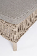 Lettino Prendisole da Giardino 66x190x97h cm con Cuscini e Ruote Jupiter New 