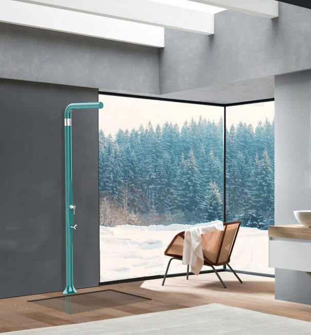 Doccia da Esterno Giardino Miscelatore e Lavapiedi Arkema Funny Yang Fuxia