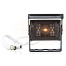 Telecamera Retromarcia per Furgoni e Camper 18 Led Infrarossi Retrocamera Nero
