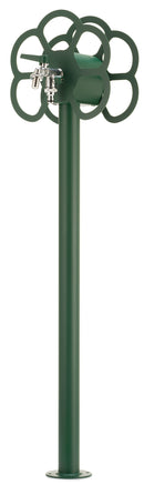 Fontana da Giardino con Rubinetto e Portatubo Integrato Belfer 42/SRF Verde