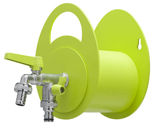 sconto Portatubo da Muro in Metallo con Rubinetto a Doppia Uscita Belfer 42/MU Verde Acido