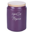 Barattolo Cipolle Tropea 900 ml in Stoneware VdE Tivoli 1996 Shades of Provence 