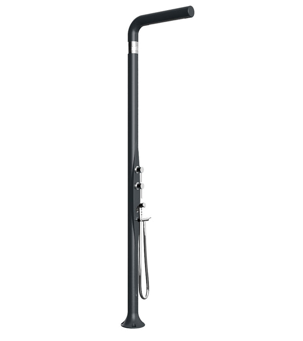Doccia da Esterno Giardino Miscelatore Deviatore e Doccetta Mobile Arkema Funny Yang Antracite sconto