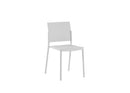 Set 4 Sedie Venus 52,5x55x81 cm in Polipropilene Bianco       
