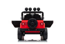 Macchina Elettrica per Bambini 101x59x65 cm Licenza Jeep Rubicon Small Rosso