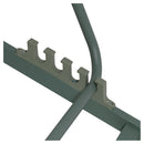 Sdraio Pieghevole Lido con Poggiatesta 94x60x92-81 cm in Poliestere e PVC Verde      