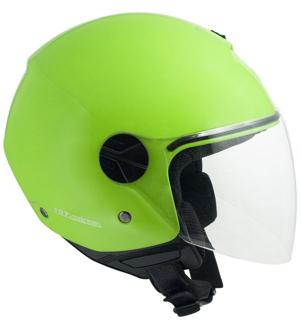 sconto Casco Jet per Scooter Visiera Lunga CGM Florence 107A Verde