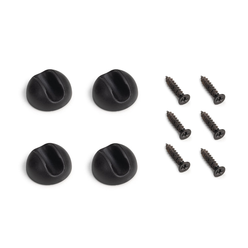 Set di Gambe Hairpin di 3 Bastoncini per Tavolo H710 Verniciato Nero Acciaio Emuca