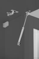 Parete Attrezzata Soggiorno 340x30x180 cm Maruska n°5 Grigio Antracite Opaco 