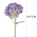 Set 4 Rami Artificiali Ortensia Singola H 57 cm