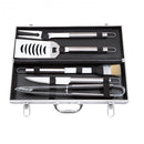 Valigetta con Accessori per Barbecue 48,5x20x7,8 cm in Alluminio